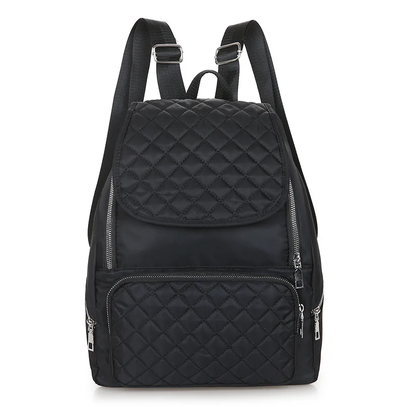 

Ougger Waterproof Backpacks For Women's Travel Bags Black Oxford Latest Model Student Bag for School Teenage Girl Backpack