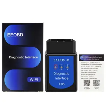 

E05 2020 Latest EEOBD WIFI Car Diagnostic Tool OBD2 Car Detector ELM327 OBDII For Android/IOS/PC Auto Scanner