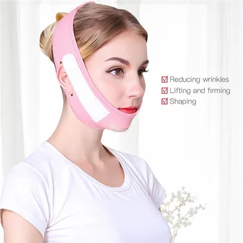 

3D design Face Slimming Mask Massage Relaxtion Facial Slim Up Belt Lifting Chin Thin Cheek Bandage Face Massage Tool Beauty Care