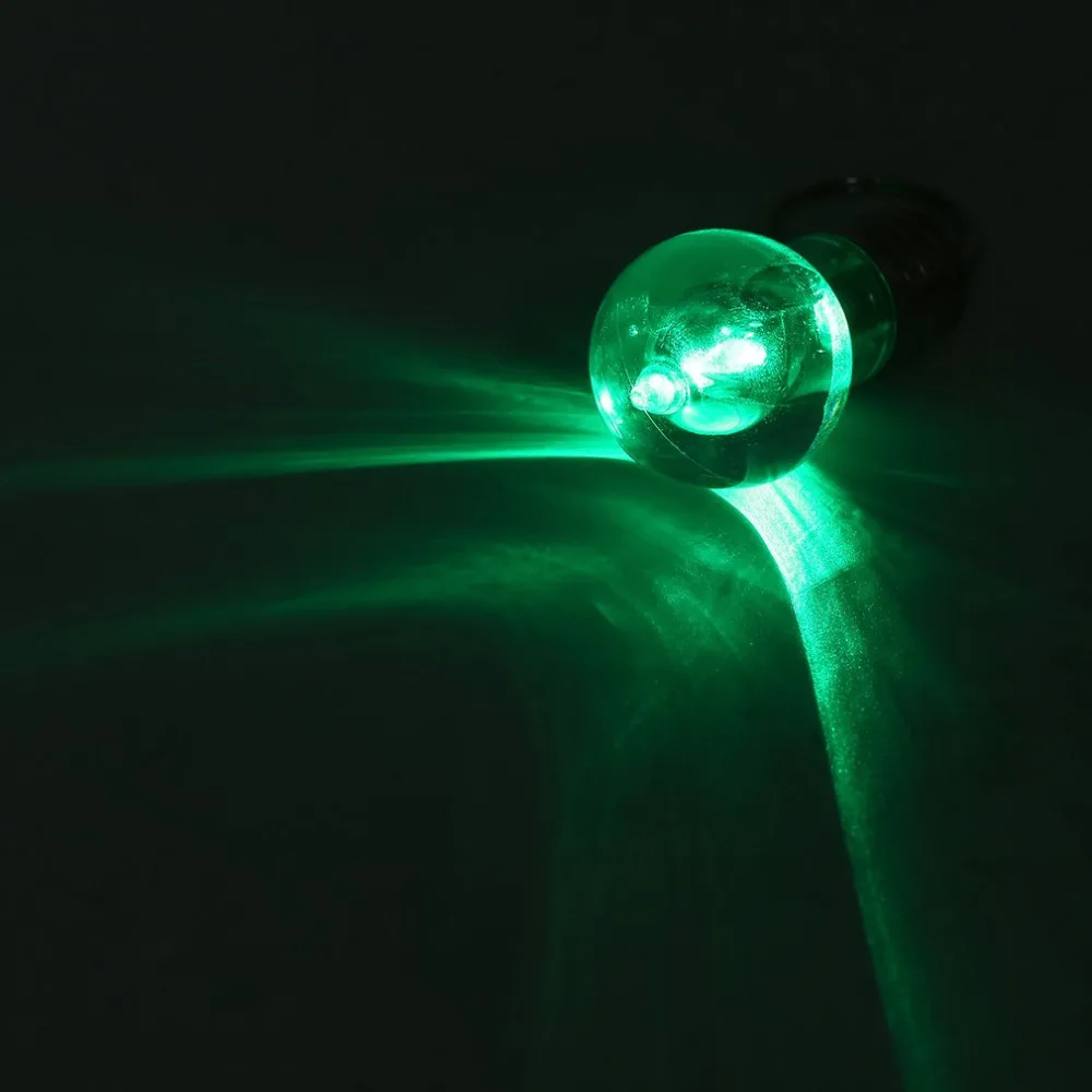 1 pcs Creative Colorful Changing LED Flashlight Light Mini Bulb Lamp Key Chain Ring Keychain Clear Lamp Torch Keyring Wholesale