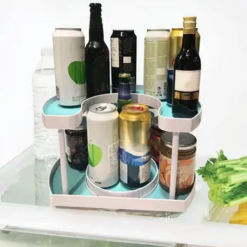 

Rotating Swivel Organizer Storage Box Bathroom Multi-function Organization Racks Rotation Rack For Pantry Kitchen B8G3