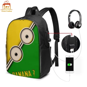 

Minions Backpack Minions Backpacks Multi Pocket Schoolbag Bag Trendy Print High quality Teenage Bags