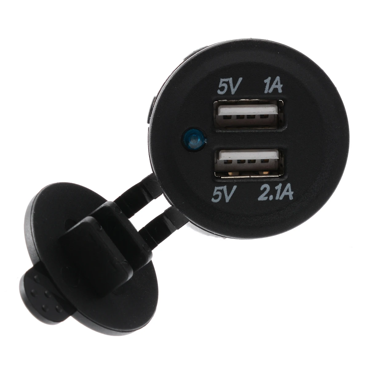 2.1A 1A 12V Универсальное двойной зарядное устройство USB интеллектуальная зарядка Зажигалка на электропитании для автомобильного мотоцикла