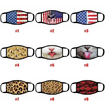 

Outdoor Mouth Mask Funny Printed Anti Dust Breathable Protective Mask Against Pollution Breathable Masks for Wome Fast shipping