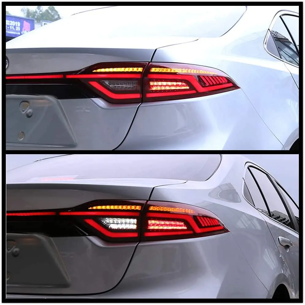 トヨタカローラセダンLEDテールライト 多機能 赤