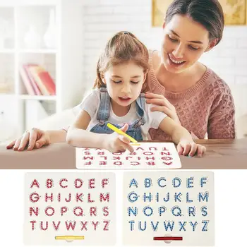 

English Letter Magnet Writing Board Kids ABC Alphabet early Educational Pad Toys for kids gift