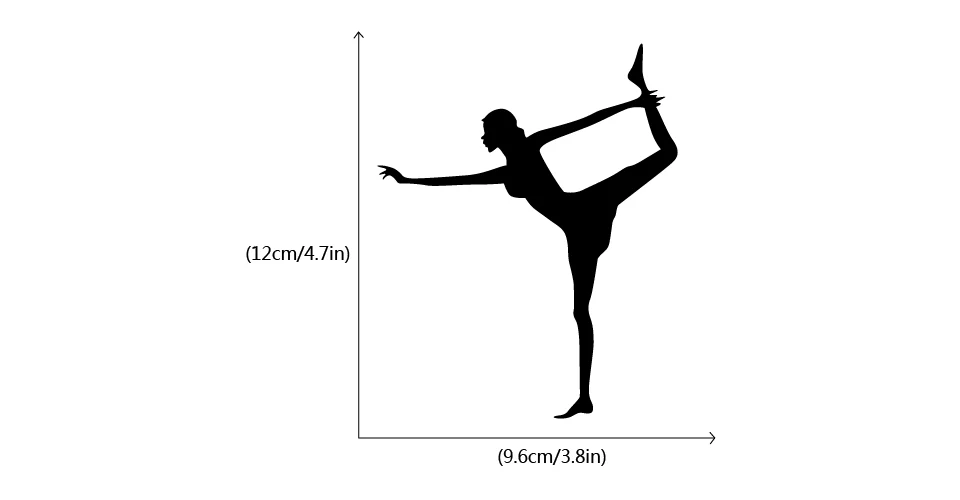 Мода Йога Медитация переключатель Стикеры Творческий мультфильм Йога силуэт стены стикеры s для спальни гостиной домашний декор SW0203 - Цвет: 32776128458