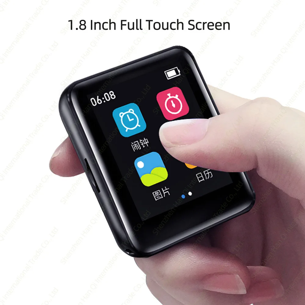 mp3 player online RUIZU M4 Touch Screen MP3 Player With Bluetooth Portable Music Player Support Speaker FM Radio E-Book Recorder Pedometer Video sony walkman mp3