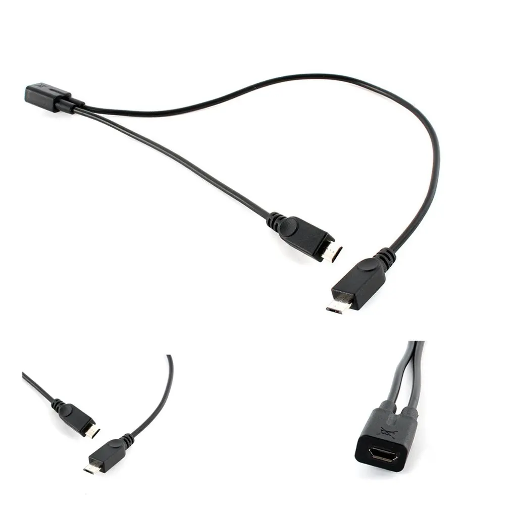 HW24USB 3,0 Женский к двойному USB Мужской Дополнительный Мощность данных Y удлинитель Кабель 20 см
