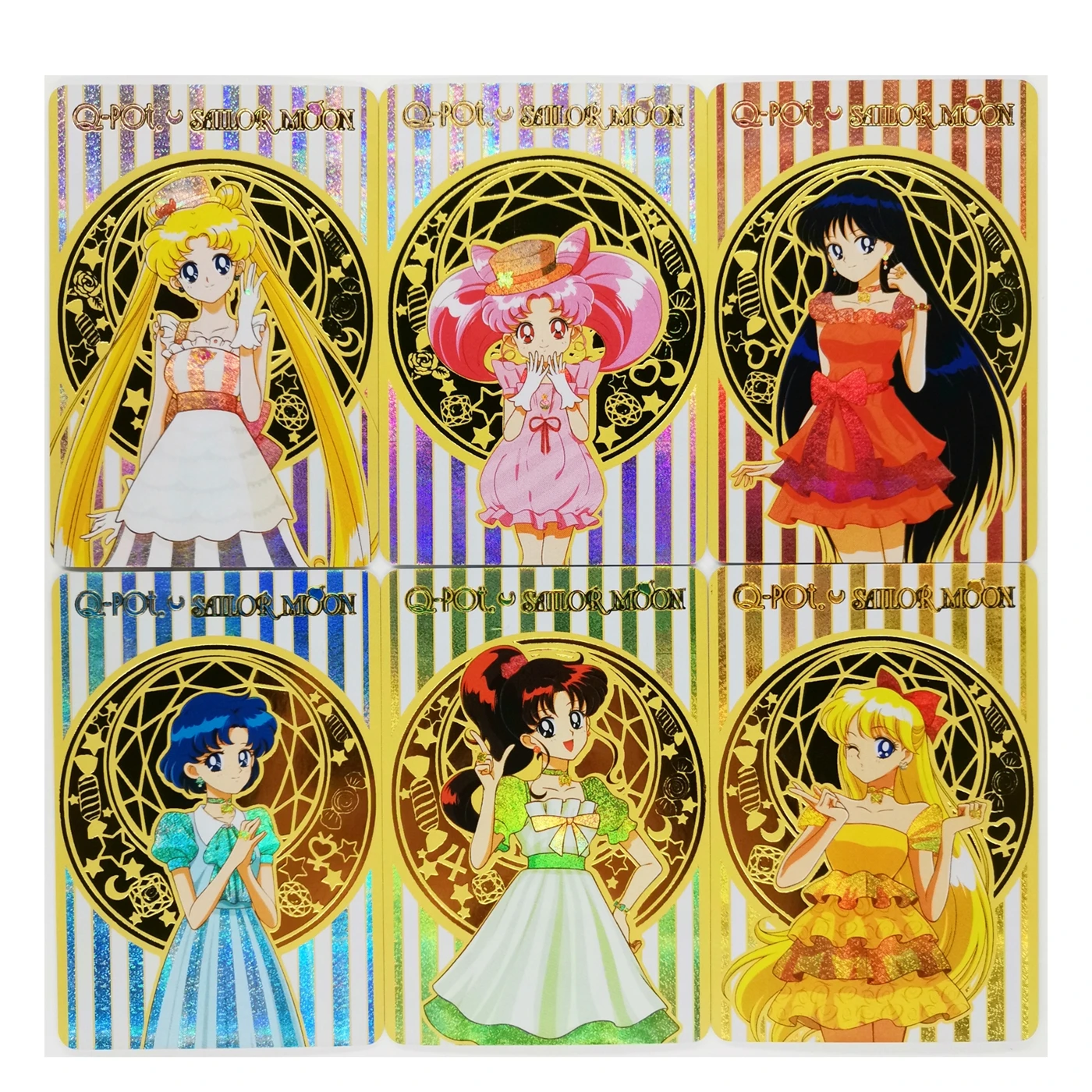 10pcs/set Q-pot Sailor Moon Toys Hobbies Hobby Collectibles Game Collection  Anime Cards - Game Collection Cards - AliExpress
