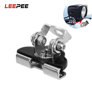 

LEEPEE Stainless Steel Rotatable Headlight Auxiliary Mount Bracket Car LED Work Light Strip Bracket Universal Light Braket