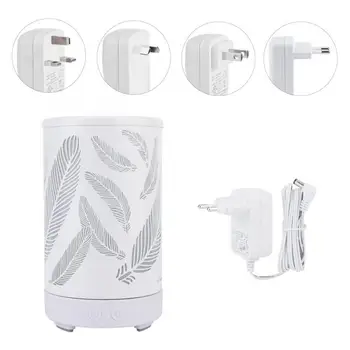 

Leaves Pattern Humidifier Aromatherapy Machine Essential Oil Diffuser for Home Office 100-240V
