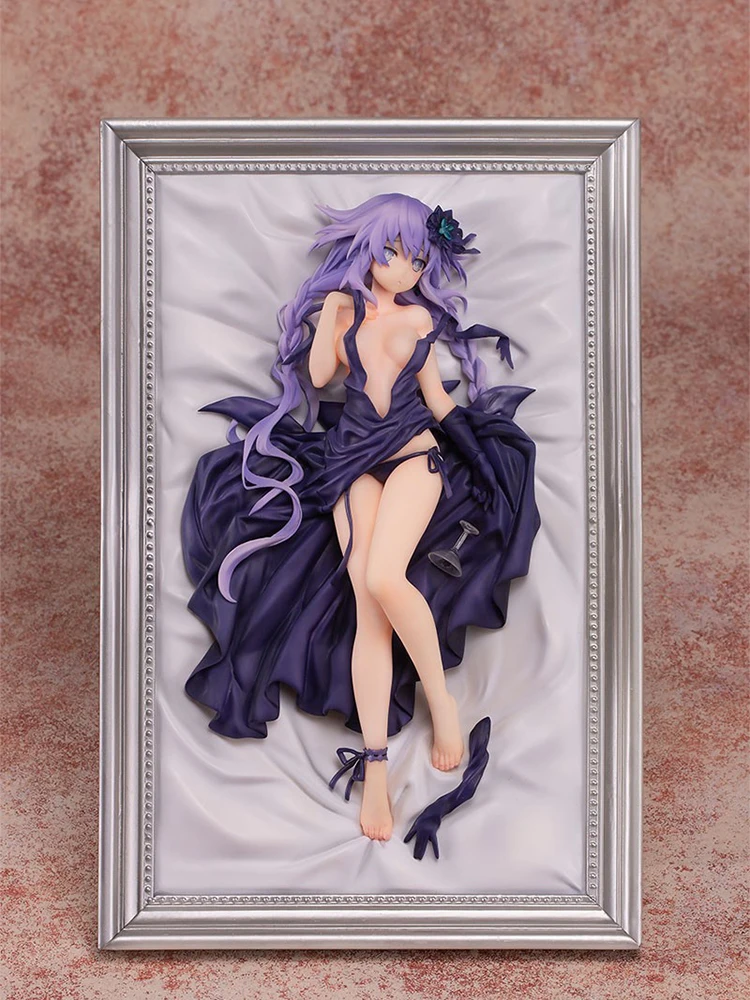 

28CM Hyperdimension Neptunia Purple Heart PVC Action Figure Anime Figure Collection Model Toys Sexy Girl Doll Christmas Gift