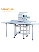 One Head Embroidery Machine 50x120cm Area | 12-Needle for Hats, T-Shirts & Flat Fabrics