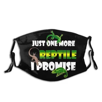 

Reusable Face Mouth Mask With PM2.5 Filters Funny Lizard Rock And Roll Anti-Bacterial Protection Mask