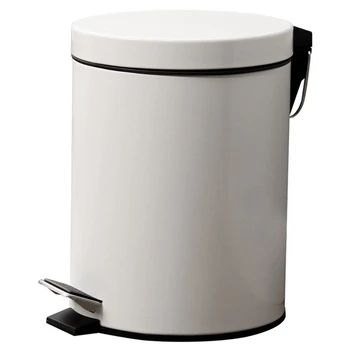 

3L Trash Can Kitchen Living Room Office Garbage Dust Bin Bathroom Storage Rubbish Bucket Storage Box Pedal Waste Bin