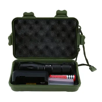 

XML-T6 8000 LM Telescopic Zoomable Flashlight 5 Modes Aluminum Electric Torch Portable Tactical Flashlight For Camping