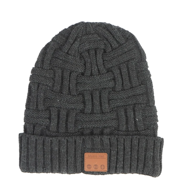 Fashion Wireless Bluetooth Hat Call Music Stereo Hot Knitting Bluetooth Headset Knitted Bluetooth Headset Cap