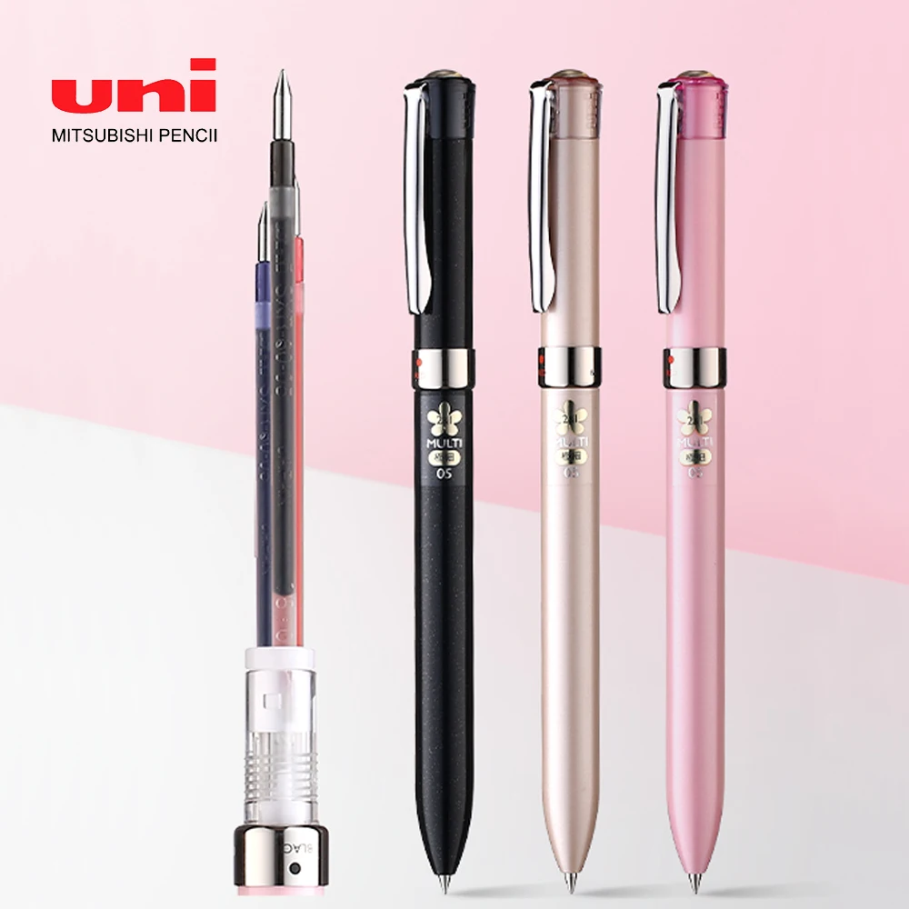 

UNI Color Ballpoint Pen SXE3-601 Revolving Core Student Special Ballpoint Pen Tri-color Module Pen 0.5mm Business Office