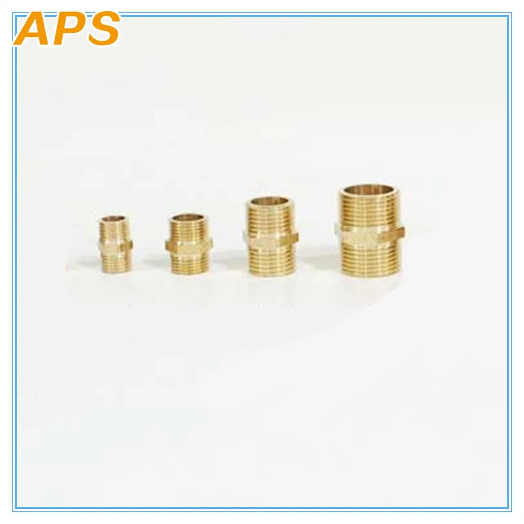 

Brass Pipe Hex Nipple Fitting Quick Adapter 1/8" 1/4" 3/8" 1/2" BSP Male Thread Gas Oil Water Connectorv Copper Pipe Fittings