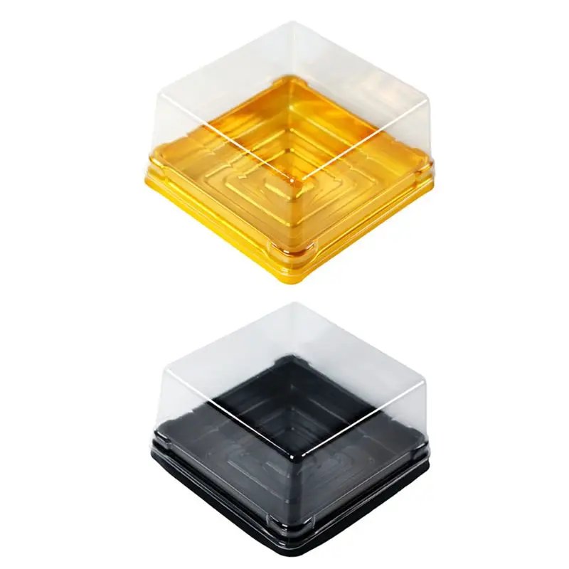 

50 Pcs Mini Square Moon Cake Container Wedding Party Favor Boxes 100g/50g Mooncake