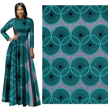 

National Printed African Batik Cloth Wax Fabric For Women Dress Suit 2020 New Nigerian Printed Wax Cloth Fabric 3/6Yards