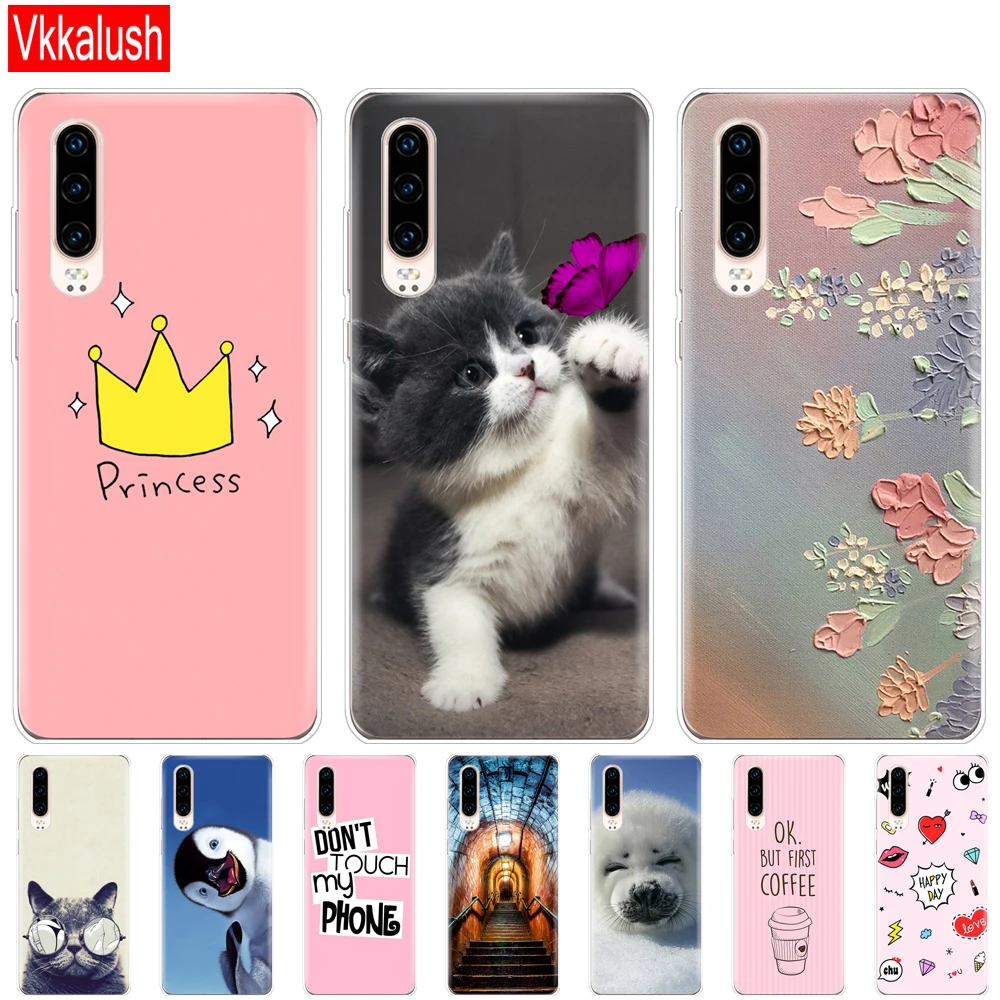 Case For Huawei P30 Pro P30Pro Silicon Tpu Phone Back Cover On VOG-L29 ELE-L29 P 30 Lite | Мобильные телефоны и