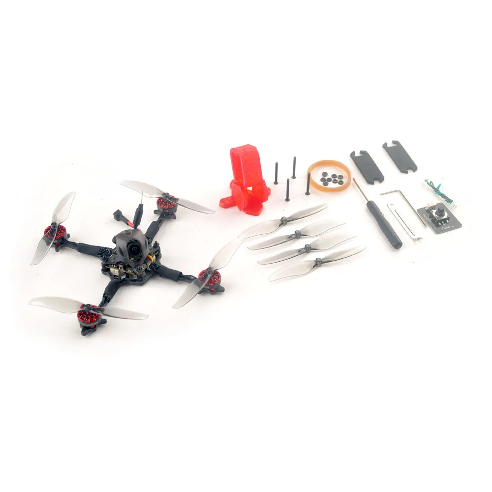 HappyModel Crux3 1S ELRS F4 2G4 Built-in SPI ELRS 2.4G RX 200mW Caddx Ant 1200TVL EX1202.5 KV11500 1S 3inch Toothpick Drone