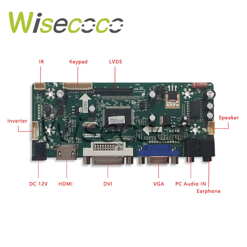 ЖК-плата контроллера VGA DVI wtih 14,9 дюймов ЖК-панель LTA149B780F