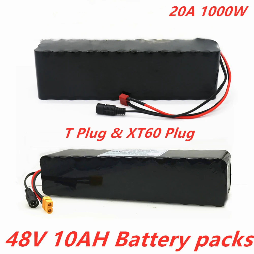 48v литий ионный аккумулятор 10Ah 1000w 13S3P комплект батарей для электровелосипеда 54 6 v