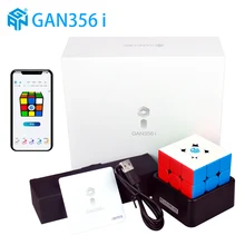 GAN356 i Магнитный магический скоростной Куб Профессиональный Stickerless gan356i магниты онлайн соревнования кубов GAN 356 i Cubo Magico
