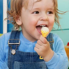Cuillère d'alimentation en Silicone en forme de trou pour bébé, couverts, ensemble de vaisselle pour enfants, Gadgets, anneau de dentition molaire, 2 pièces/ensemble 