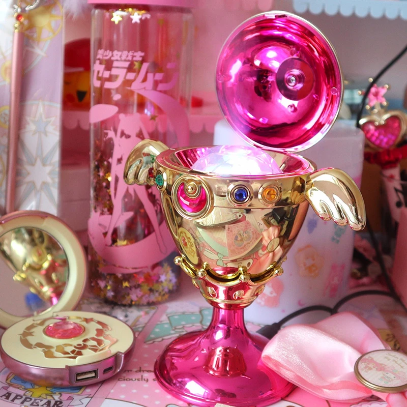 アニメカードキャプターさくら Chocoolate セーラームーン虹ムーン聖杯 Proplica 加湿器フィギュア Figurines Miniatures Aliexpress