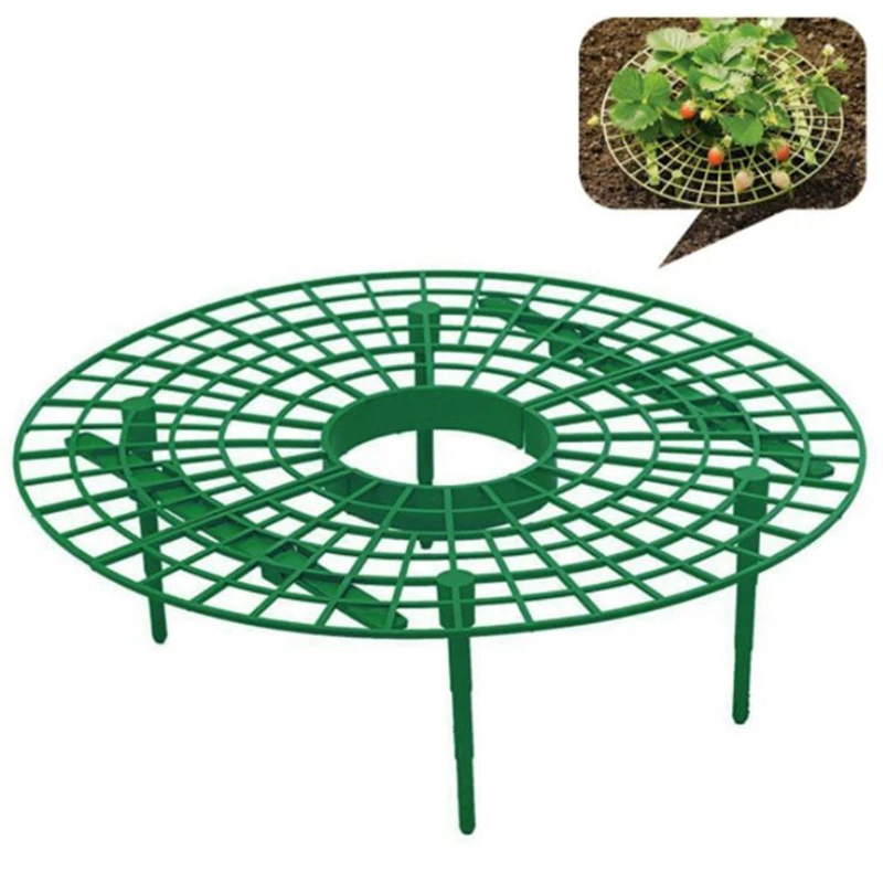 10Pcs Plant Plastic Tool Strawberry Gg Circle Support Rack Farming Frame Gardening Vine