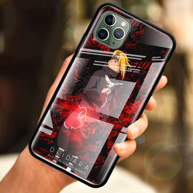 Стеклянный чехол Akatsuki для Apple iphone 11 Pro Max XS XR X 8 7 6 6S Plus SE 2020|Бамперы| |