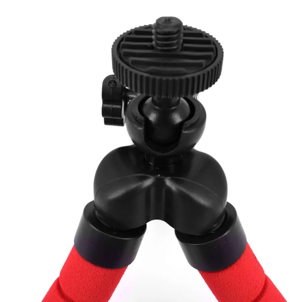 Flexible Sponge Octopus Mini Tripod With Wireless Remote Shutter For iPhone mini Camera Tripod Phone Holder clip stand