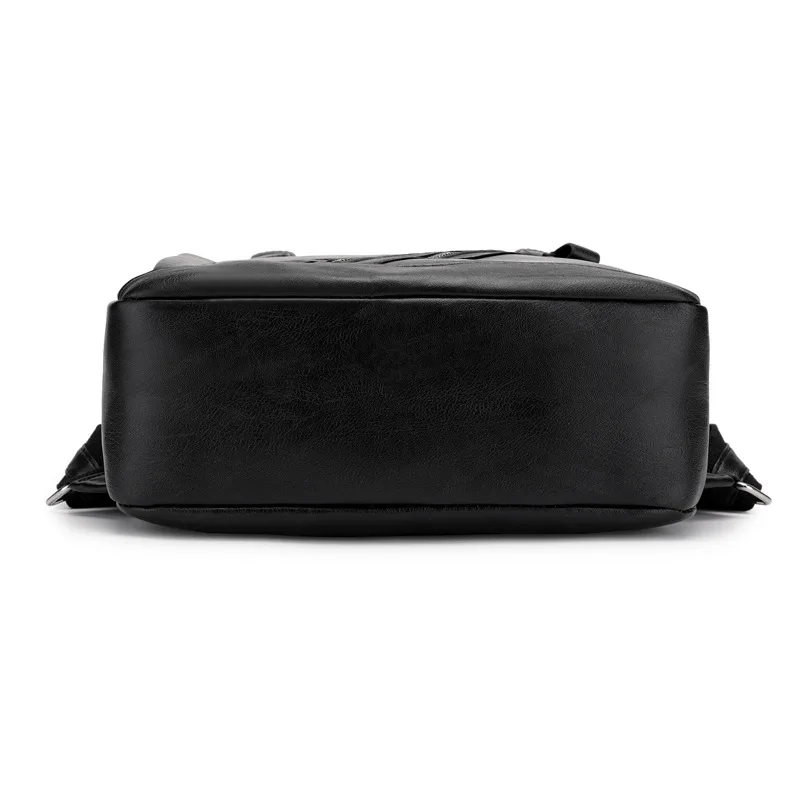 Модные полиуретановые Дизайнерские мужские кожаные рюкзаки для 15,6 ноутбука большой емкости Бизнес Путешествия школьный рюкзак для мальчиков багаж для досуга сумки