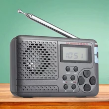 New Portable Radio Am/Fm/Sw Pocket Radio with Lcd Screen Multi-Band Digital Stereo Dsp Radio Receiver