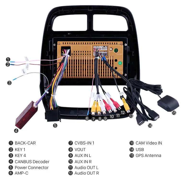 Seicane Car GPS HD 9