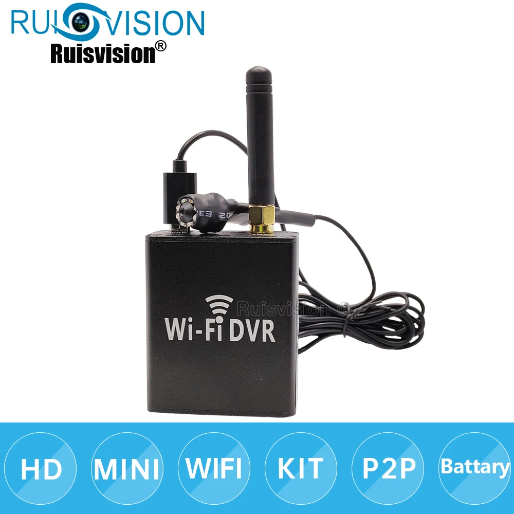 Портативный цифровой видеорегистратор 1080P Wi-Fi встроенный аккумулятор |
