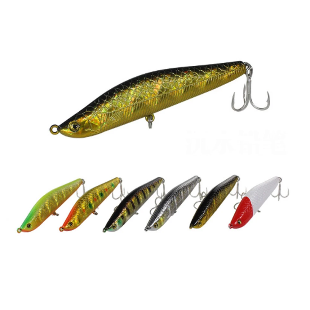  1Pcs Sinking Pencil Fishing Lure Bait Full Swimming Layer Plastic Hard Bait Far Away Attack 15g 25g