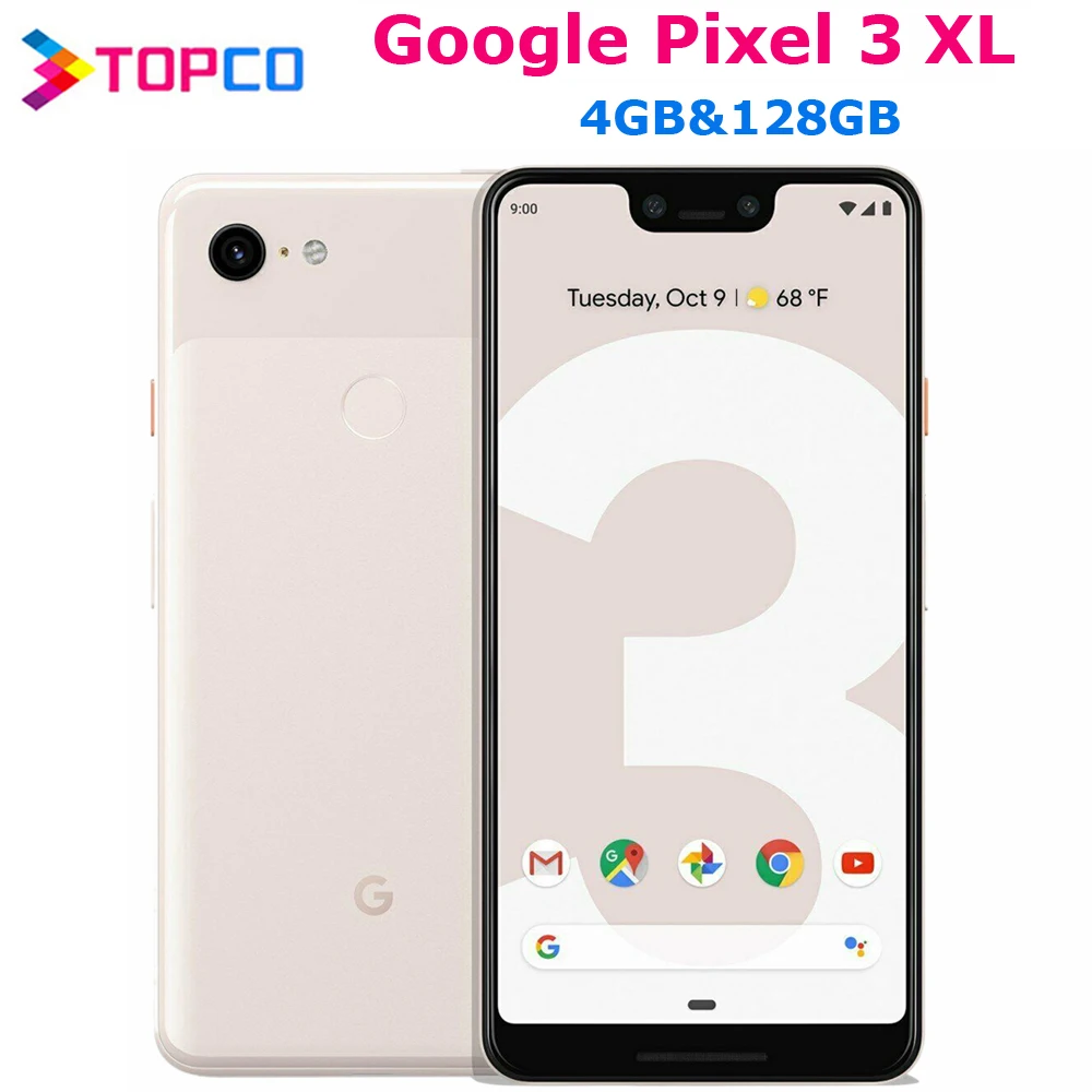 Оригинальный разблокированный смартфон Google Pixel 3XL GSM 4G Android диагональ экрана 6 3