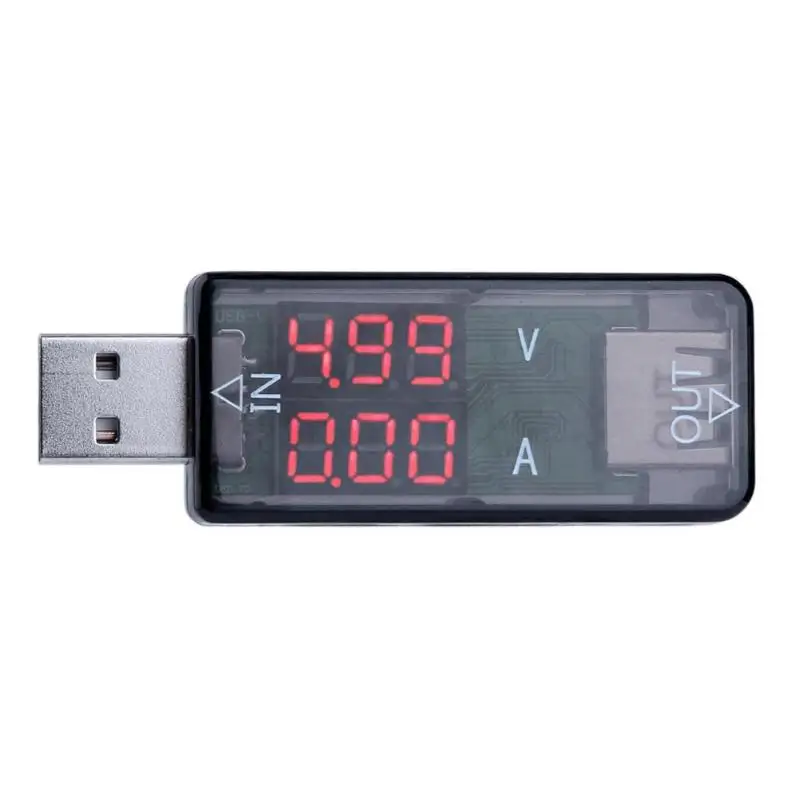 USB зарядное устройство постоянного тока 3,2-10 В 0-3A светодиодный измеритель напряжения тока Вольтметр Амперметр