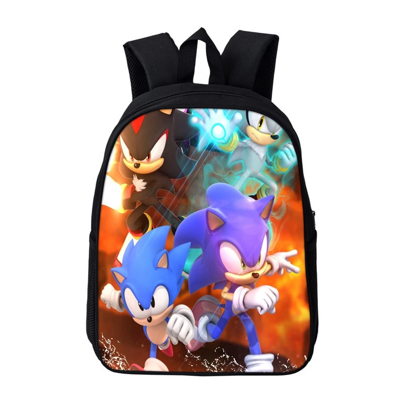 13 Sac Dos Мультфильм Mochila Соник Ежик Одиночная молния аниме рюкзак для путешествий школьный сумки для девочек-подростков plecak Bookbag - Цвет: 13