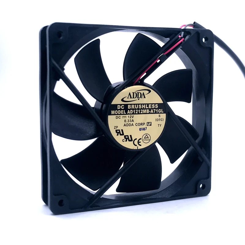 120mm 12cm Case Fans For Adda Ad1212mba71gl Cooling Fan 12v 0.33a