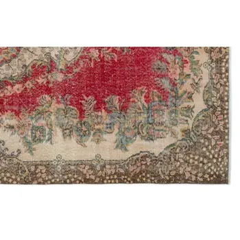 

Handmade Natural Vintage Turkish Area Rug 177x290 Cm-5'10''X9'6''