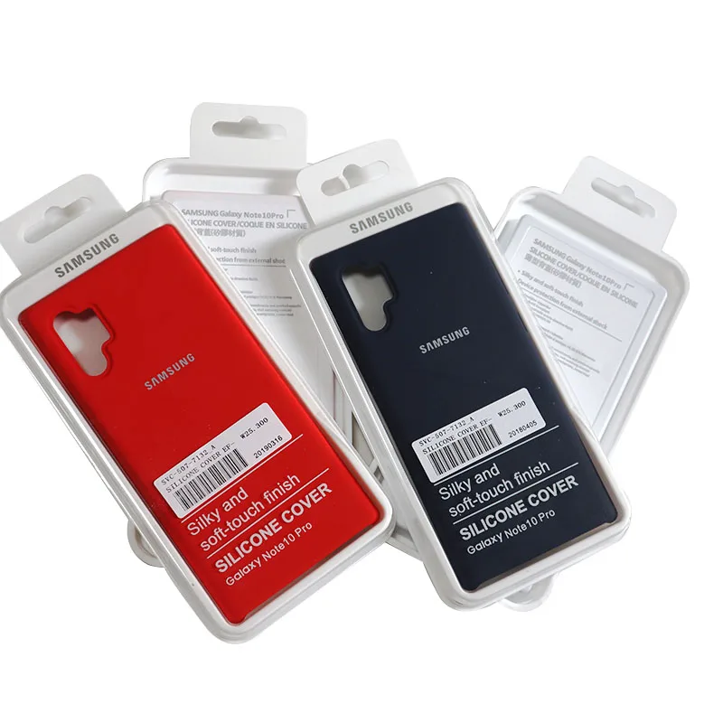 Чехол для samsung Note 10 Plus, официальный силиконовый защитный чехол для samsung Galaxy Note 10 Plus Note10 Pro, чехол и посылка