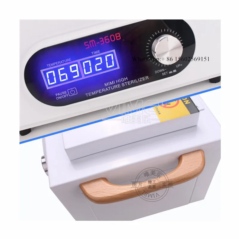 300W High Temperature Sterilizer Vet-Tattoo Dental Medical Autoclave Manicure tool sterilizer For Nails Pedicure SM-360B