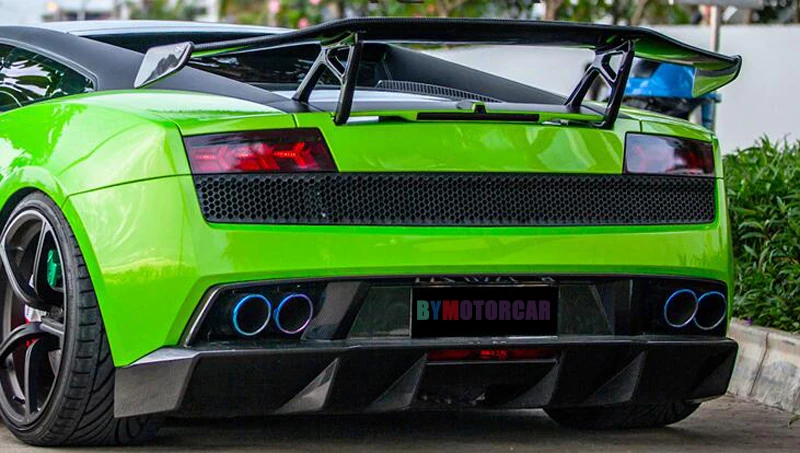 SUP-E Стиль углеродного волокна задний диффузор губ для Gallardo LP560 LP570