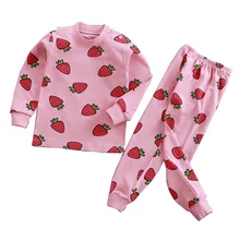 Детский пижамный комплект одежда для сна костюмы детская хлопковая